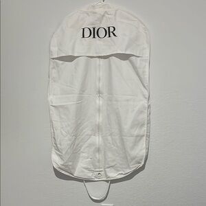 Dior White Garment Bag